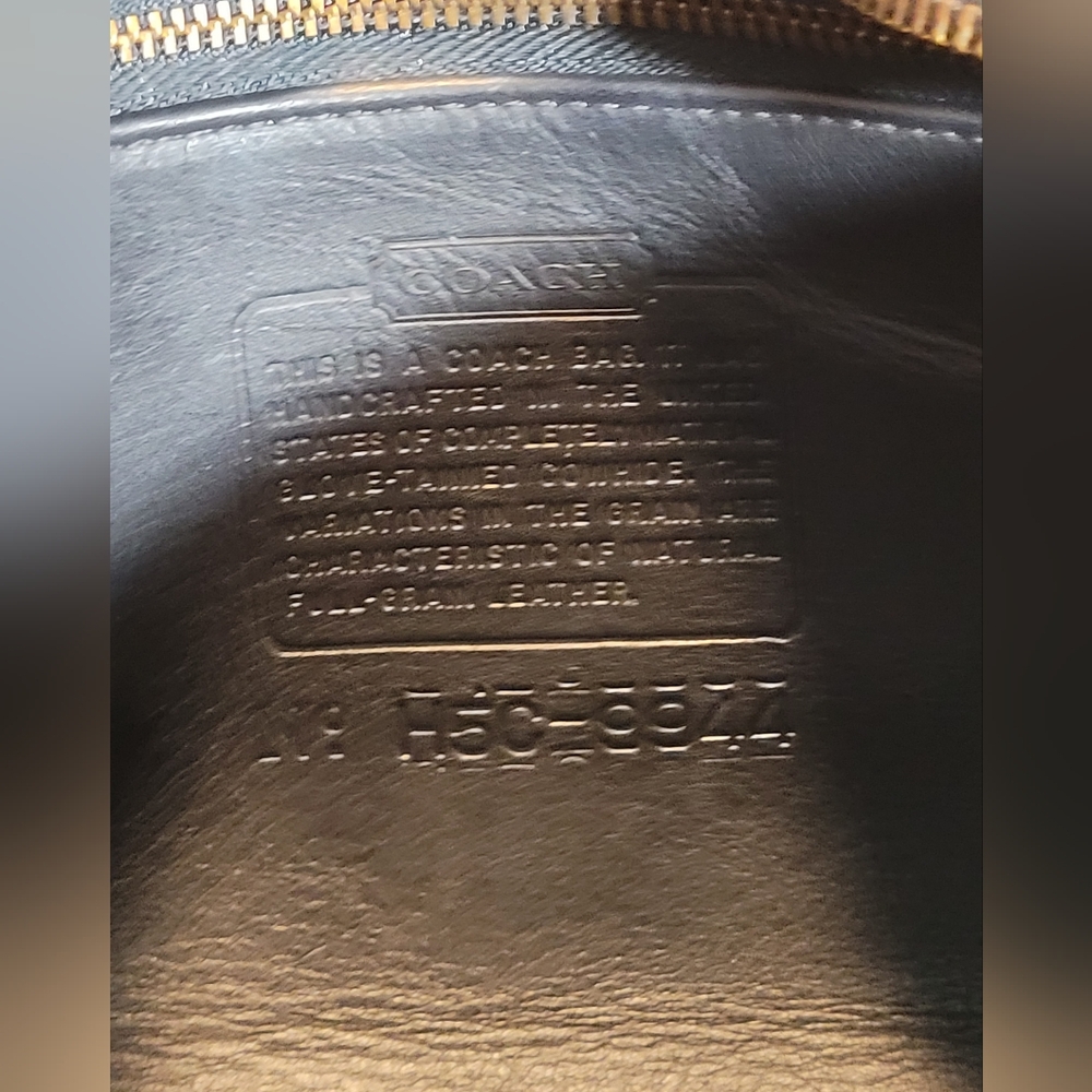 Vintage Y2K Coach 9944 Taylor Zip  Shoulder/Crossbody Handbag Black Made in USA - Picture 11 of 15